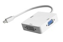 Adaptér HDMI VGA 3v1 mini DisplayPort Thunderbolt