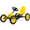 BERG GOKART BUDDY JOHN DEERE na pedáloch nastavenie NAFUKOVANÝCH KOLIES KOMFORT