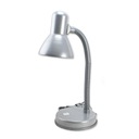 Stolná lampa, nočná lampa, stojaca L1-SILVER+10W LED CAMP