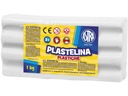 Astra plastelína 1 kg. biela 303111001