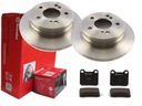 BREMBO ZADNÉ KOTOUČE, DESTIČKY, MERCEDES E W124, 258MM