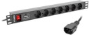 RACK PDU 19 POWER LIST LANBERG 1U 10A 7X 2M