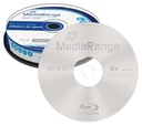 MediaRange BD-R DL 50 GB záznam 6x Cake Box 10 WaWa