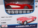 Chevrolet Corvette 1957 1:24 pre montáž od Maisto