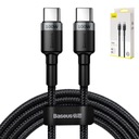 BASEUS KÁBEL USB-C NA USB TYP C RÝCHLE NABÍJANIE QC 3.0 100W 5A 2M