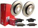 BREMBO DISK + DESTIČKY ZADNÉ OPEL VECTRA C SIGNUM