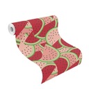 Tapeta WATERMELONS RASCH KIDS TEENS 813814 3D štruktúra