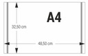 SAMOLEPIACIE OBALY NA KNIHY 25 ks. výška 32,5