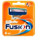 Vložky do čepele Gillette FUSION 4ks 100% ORIGINÁL