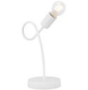 BIELA ​​MODERNÁ NOČNÁ LAMPA EDISON LOFT KNOT