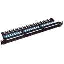 ALANTEC Patch panel RACK 19'' UTP kat.5e 24p polica