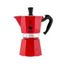 BIALETTI MOKA EXPRESS KÁVOVAR 6tz Červený