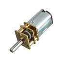 100RPM 3mm kefový motor 3V-6V s prevodom