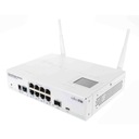 Prepínač MikroTik CRS109-8G-1S-2HnD-IN s Wi-Fi