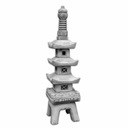 ZÁHRADNÁ POSTAVA BETONOVÁ LAMPA JAPONSKÁ PAGODA