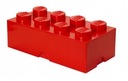 LEGO RAŇAJKOVÝ OBEDOVÝ BOX BLOK 8 ČERVENÝ