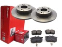 BREMBO ZADNÉ KOTOUČE + DESTIČKY HONDA ACCORD VII