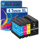 4x atramentová kazeta HP 932 XL 933 XL 7110 7610 7612 7510 7600