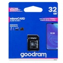 GOODRAM MICROSD CARD 32GB MICRO CL10 SD ADAPTÉR