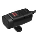 NABÍJAČKA NA MOTORKU VOLTMETER 2xUSB QC 3.0