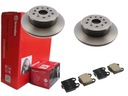 BREMBO ZADNÉ KOTOUČE, DESTIČKY, LEXUS IS 200 300 307MM