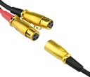 Kábel 2x XLR (F) - XLR (M) Klotz 8m