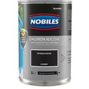 NOBILES BLACK CHLORO RUBBER 1L METAL emailová farba