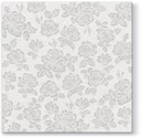 Obrúsky vliesové 40x40 SILVER ROSE 50KS