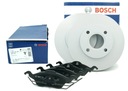 BOSCH PREDNÉ DISKY+DLOŽKY PRE FORD FOCUS MK1 258MM