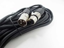 káblová zástrčka 3pin XLR / gn 3pin XLR 15,0m