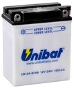 Batéria Unibat CB12B-B2, YB12B-B2, EB12B-B2, 12Ah, 165A, L+