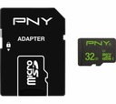 PAMÄŤOVÁ KARTA 32GB PNY 80MB/S MICRO SD + ADAPTÉR