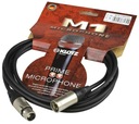 KLOTZ M1 Cannon PRIME XLR mikrofónový kábel 3m