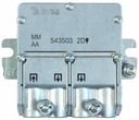 Splitter 1/2 Televes 543503 Splitter Splitter 2x TV SAT DVB-T2 výstupy