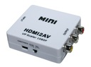 HDMI na AV kompozitný + stereo audio prevodník