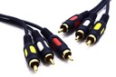 3X RCA - 3XRCA CINCH KÁBEL VITALCO 5M