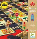 DJECO Puzzle Giant - Ulice + dopravné značky