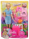 BÁBIKA BARBIE SO PSÍKOM CESTUJE S KUFROM MATTEL