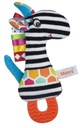 Mamina Zebra KONTRASTNÝ MASKOT ZÚBKA Píšťadlo s visačkami POLISH TOY