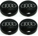 Sada 4 ks ráfikov AUDI Logo Black 60MM