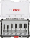 Frézy s rovnou stopkou 6mm 6 ks. Bosch