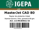 PREMIUM Plotrový papier 610x50 80 MASTER JET CAD