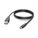 HAMA NABÍJACIE/DÁTOVÉ USB 3.1 - USB Type-C 3 m ČIERNA