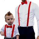 TIE HARNESS set DAD SON set podväzkov s motýlikom