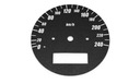 Honda VTX 1800 Custom Clock Face Meter ČIERNA