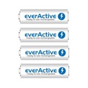 4x EVERACTIVE PRO AA R6 BATÉRIE 2600 mAh