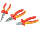 Sada izolovaných klieští pre elektrikára VDE 1kV SADA 3ks KNIPEX 00 20 12