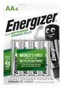 4x AA R6 Ni-MH batéria 2000mAh 1,2V ENERGIZER