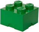 LEGO KONTAJNER BRICK 4 KRABICE ZELENÁ VEĽKÁ