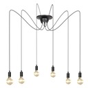 SPIDER ZÁSADNÉ LUSTRE STROPNÉ 6 E27 LED